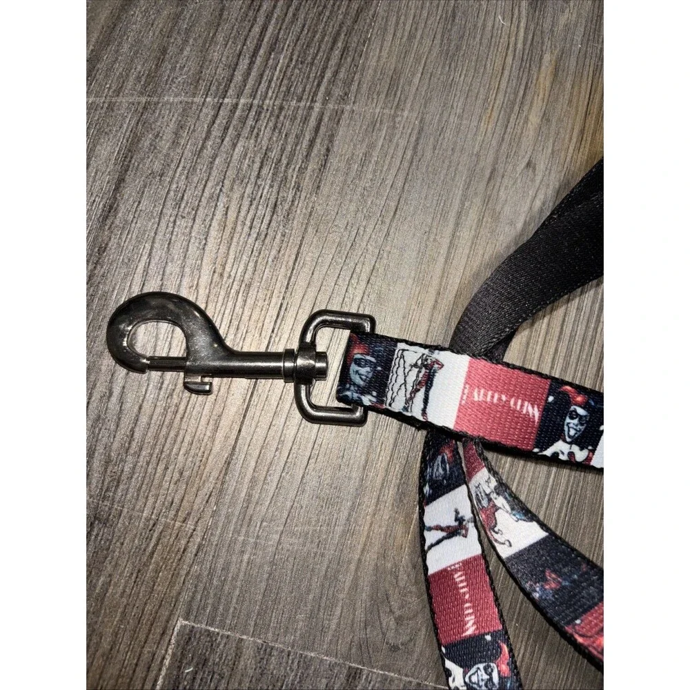 Cat or Dog Leash Licensed DC Comics Harley Quinn Blocks Multicolor